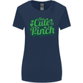Too Cute to Pinch St. Patrick's Day Womens Wider Cut T-Shirt Navy Blue