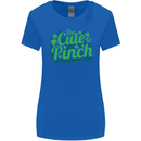 Too Cute to Pinch St. Patrick's Day Womens Wider Cut T-Shirt Royal Blue
