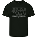 Too Many Bicycles Said No Cyclist Cycling Kids T-Shirt Childrens Black