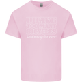 Too Many Bicycles Said No Cyclist Cycling Kids T-Shirt Childrens Light Pink
