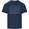 Too Many Bicycles Said No Cyclist Cycling Kids T-Shirt Childrens Navy Blue