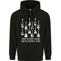 Too Many Guitars Said No Guitarist Childrens Kids Hoodie Black