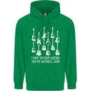 Too Many Guitars Said No Guitarist Childrens Kids Hoodie Irish Green
