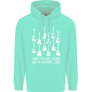 Too Many Guitars Said No Guitarist Childrens Kids Hoodie Peppermint