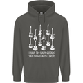 Too Many Guitars Said No Guitarist Childrens Kids Hoodie Storm Grey