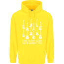 Too Many Guitars Said No Guitarist Childrens Kids Hoodie Yellow