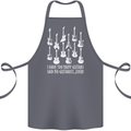 Too Many Guitars Said No Guitarist Cotton Apron 100% Organic Steel