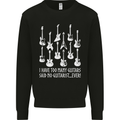 Too Many Guitars Said No Guitarist Kids Sweatshirt Jumper Black