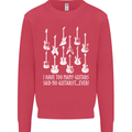 Too Many Guitars Said No Guitarist Kids Sweatshirt Jumper Heliconia