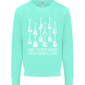 Too Many Guitars Said No Guitarist Kids Sweatshirt Jumper Peppermint