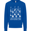 Too Many Guitars Said No Guitarist Kids Sweatshirt Jumper Royal Blue