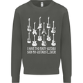 Too Many Guitars Said No Guitarist Kids Sweatshirt Jumper Storm Grey