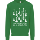 Too Many Guitars Said No Guitarist Mens Sweatshirt Jumper Irish Green