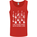 Too Many Guitars Said No Guitarist Mens Vest Tank Top Red