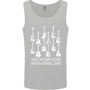 Too Many Guitars Said No Guitarist Mens Vest Tank Top Sports Grey