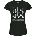 Too Many Guitars Said No Guitarist Womens Petite Cut T-Shirt Black