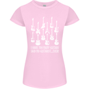 Too Many Guitars Said No Guitarist Womens Petite Cut T-Shirt Light Pink