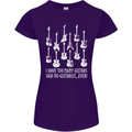 Too Many Guitars Said No Guitarist Womens Petite Cut T-Shirt Purple