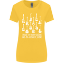 Too Many Guitars Said No Guitarist Womens Wider Cut T-Shirt Yellow