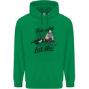Too Old For This Funny Cycling Bicycle Childrens Kids Hoodie Irish Green