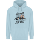 Too Old For This Funny Cycling Bicycle Childrens Kids Hoodie Light Blue