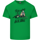 Too Old For This Funny Cycling Bicycle Kids T-Shirt Childrens Irish Green