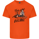 Too Old For This Funny Cycling Bicycle Kids T-Shirt Childrens Orange
