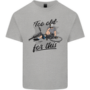 Too Old For This Funny Cycling Bicycle Kids T-Shirt Childrens Sports Grey