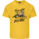 Too Old For This Funny Cycling Bicycle Kids T-Shirt Childrens Yellow