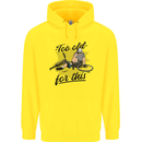 Too Old For This Funny Cycling Bicycle Mens 80% Cotton Hoodie Yellow