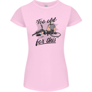 Too Old For This Funny Cycling Bicycle Womens Petite Cut T-Shirt Light Pink