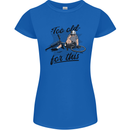 Too Old For This Funny Cycling Bicycle Womens Petite Cut T-Shirt Royal Blue