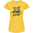 Too Old For This Funny Cycling Bicycle Womens Petite Cut T-Shirt Yellow