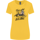 Too Old For This Funny Cycling Bicycle Womens Wider Cut T-Shirt Yellow