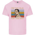 Too Old Funny Danny Glover Movie Quote Mens Cotton T-Shirt Tee Top Light Pink