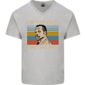 Too Old Funny Danny Glover Movie Quote Mens V-Neck Cotton T-Shirt Sports Grey