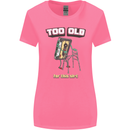 Too Old for This Shit Funny Music DJ Vinyl Womens Wider Cut T-Shirt Azalea