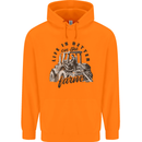 Tractor Life Is Better Farm Funny Farming Childrens Kids Hoodie Orange