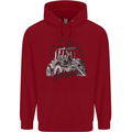 Tractor Life Is Better Farm Funny Farming Childrens Kids Hoodie Red