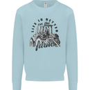 Tractor Life Is Better Farm Funny Farming Kids Sweatshirt Jumper Light Blue