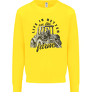Tractor Life Is Better Farm Funny Farming Kids Sweatshirt Jumper Yellow