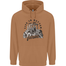 Tractor Life Is Better Farm Funny Farming Mens 80% Cotton Hoodie Caramel Latte