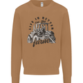 Tractor Life Is Better Farm Funny Farming Mens Sweatshirt Jumper Caramel Latte