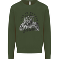 Tractor Life Is Better Farm Funny Farming Mens Sweatshirt Jumper Forest Green
