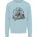 Tractor Life Is Better Farm Funny Farming Mens Sweatshirt Jumper Light Blue