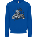 Tractor Life Is Better Farm Funny Farming Mens Sweatshirt Jumper Royal Blue