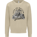 Tractor Life Is Better Farm Funny Farming Mens Sweatshirt Jumper Sand
