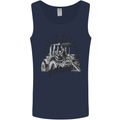 Tractor Life Is Better Farm Funny Farming Mens Vest Tank Top Navy Blue