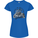 Tractor Life Is Better Farm Funny Farming Womens Petite Cut T-Shirt Royal Blue