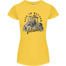 Tractor Life Is Better Farm Funny Farming Womens Petite Cut T-Shirt Yellow